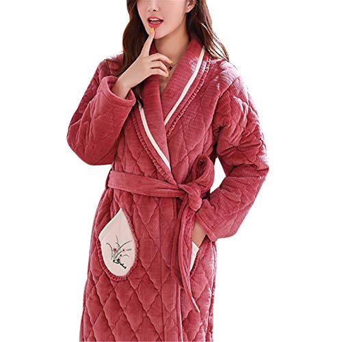 Peignoir pyjamas matelassé d'une douceur exceptionnelle pour femme