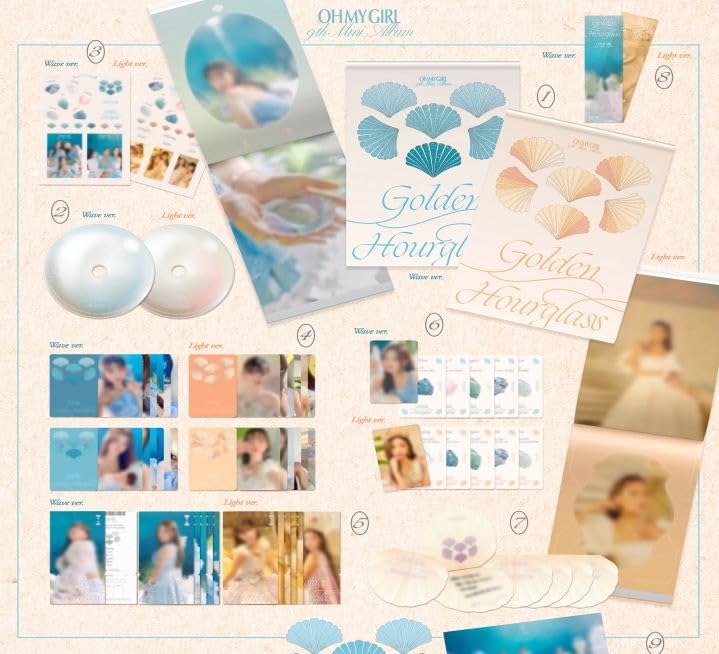 Amazon.co.jp: OH MY GIRL - 9TH MINI ALBUM [ Golden Hourglass 