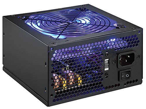 SHARK TECHNOLOGY Fuente de Poder ATX12V 600W con ventilador LED 120mm miniatura 6