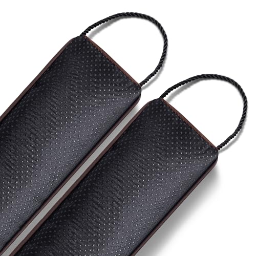 Image of Sunolga Door Draft Stopper Blocks Hot and Cold Air with Removable Washable Cover for Bottom of Door, All-Season Seal for Noise, Light, Door Sweep for Gaps Up to 3 inch, Home Essentials, 38 inch, Dark Coffee