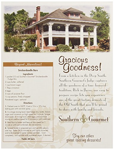 Southern Gourmet Fudge, Snickerdoodle, 12 Ounce Box, brown