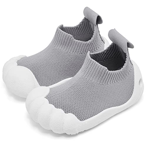 Engtoy Toddler Shoes Boys Girls Walking Sock Shoes Baby First Walking Shoes Kids Five Finger Non-Slip Breathable Lightweight Sneakers Size 7 #TOP6
