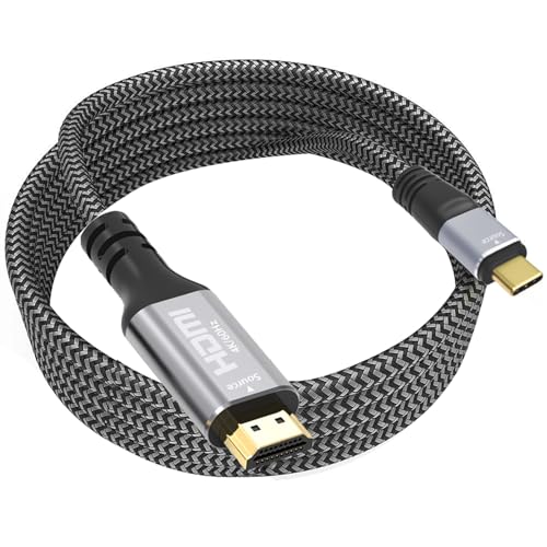 Image of Cyberguys! USB C to HDMI Cable, 4K 60Hz Braided Type-C, 15 FT