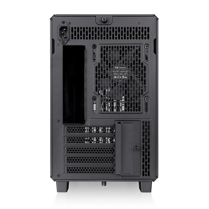 Image of Thermaltake TR200 WS; Micro Chassis; Wood Front Trim; mATX /mITX Support; 360mm Radiator Support; 365mm GPU Clearance; 175mm Air Cooler Clearance; 5.25 inch Bay Support; Black; CA-11L-00S1NN-WS