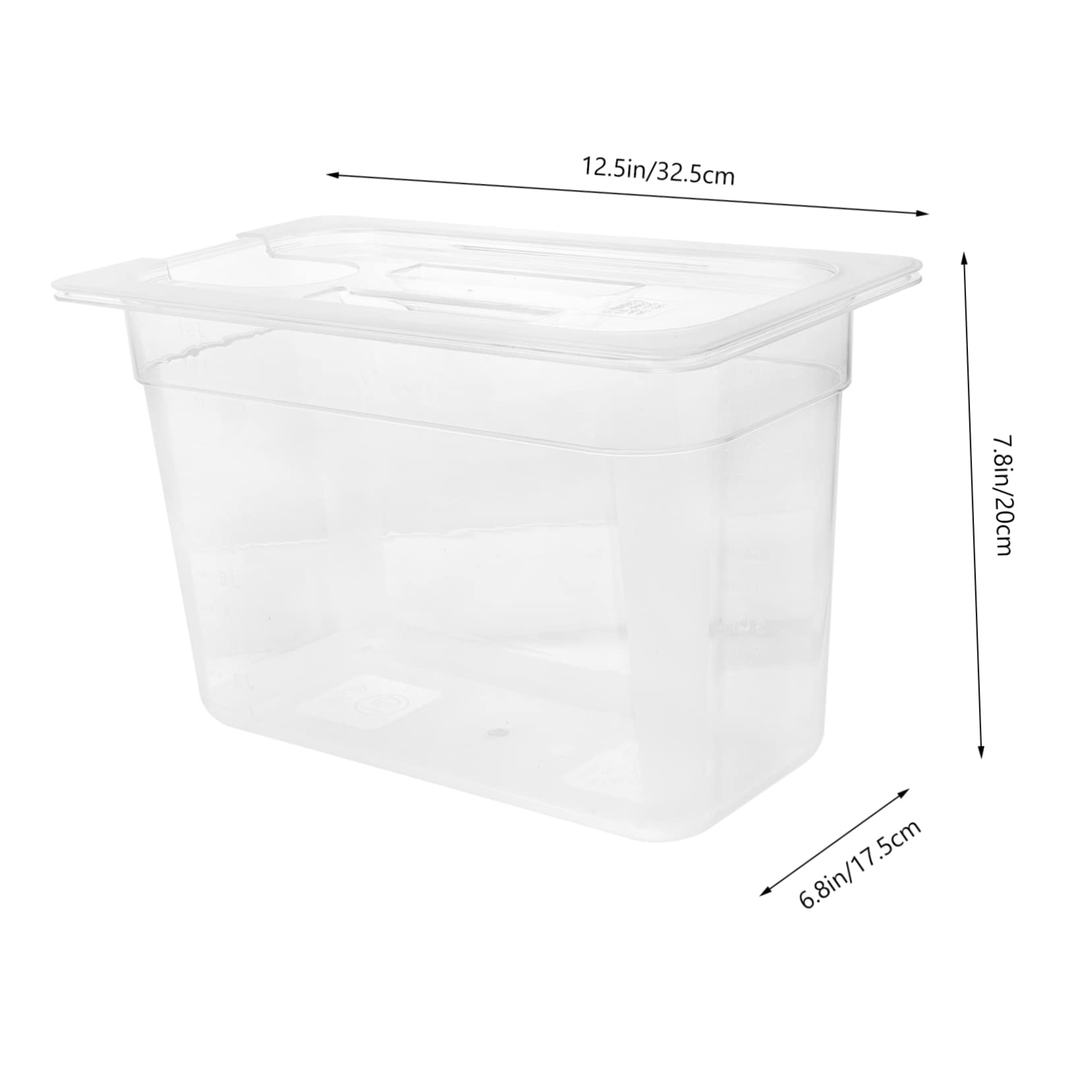 PRETYZOOM Cooker and Container 6l Storage Box Ergonomic Grip Lid Household Cooker Container