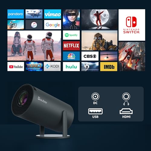 Aubor HY300 Mini Projector With Android Tv 11.0 thumb #5
