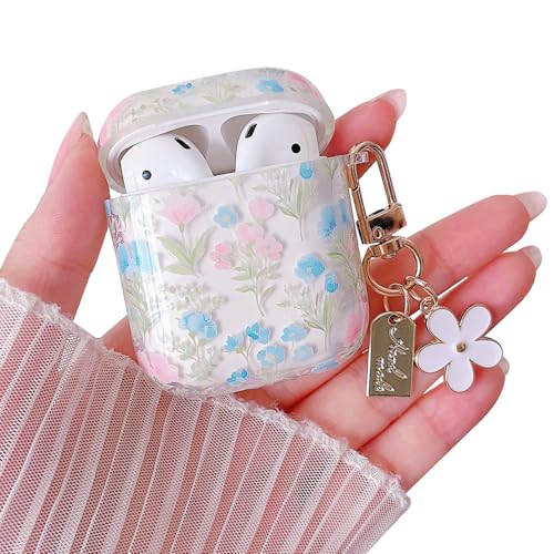 MINSCOSE AirPods1&2NAP[XΉ 킢ԕfUC ԕL[z_[t \tgTPUیϏՌJo[ AirPods 1&2p fB[X K[Y O[