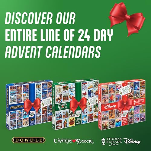 Buffalo Games - Charles Wysocki - Puzzle Calendario de Adviento 24 Días de Navidad - 24 Mini Puzzles para Abrir miniatura 6