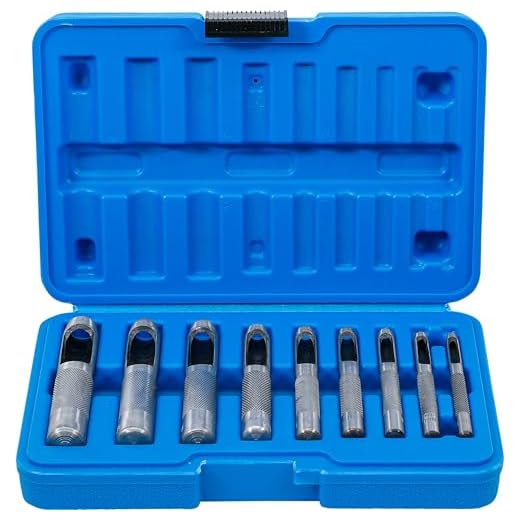 BGS Locheisensatz, 565, 9-tlg. in Kunststoffkassette, 3-12 mm