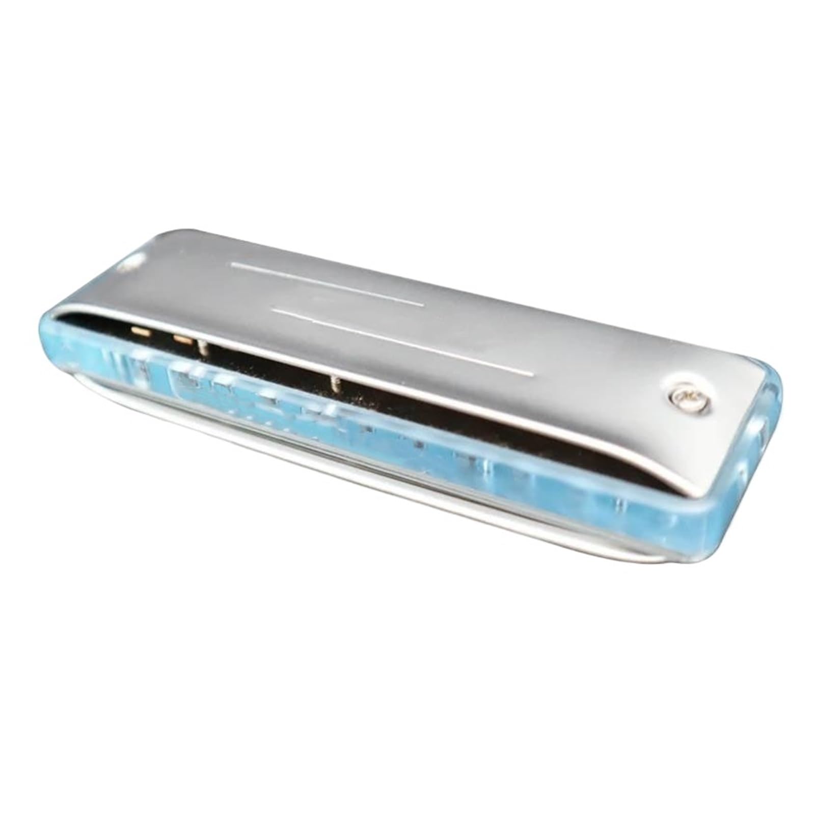 Armonica Strumento Musicale Professionale Per Armonica Diatonica A Dieci Fori A Forma Di Pettine In Acrilico Azzurro Chiaro Con Accordatura A Bassa Frequenza