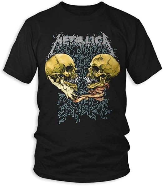 Metallica Sad But True Hombre Camiseta Negro Regular
