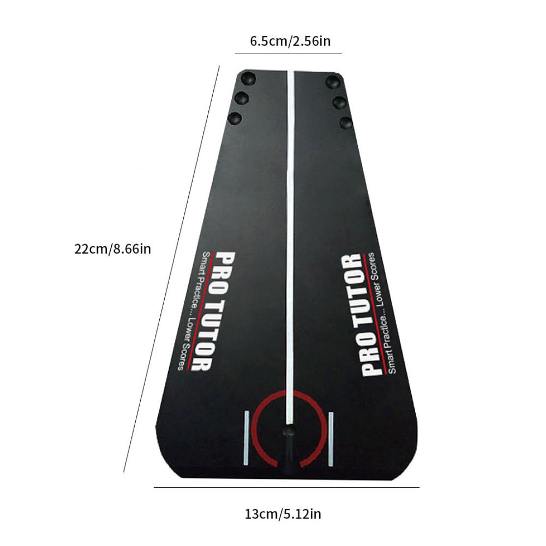 Ayuda para Putting de Golf, alineación de Entrenamiento, Tutor Putter, Espejo portátil, Accesorios para Juegos de Golf