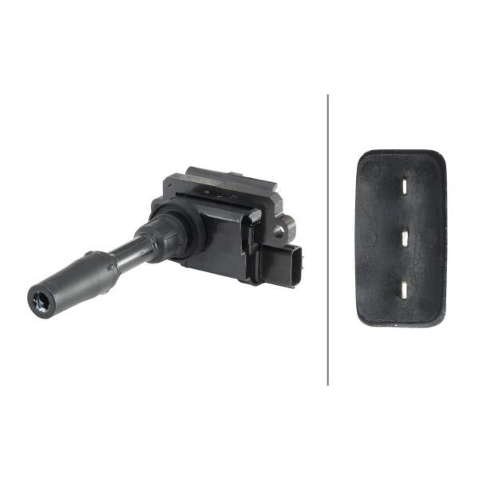 HELLA 5Da 358 000-661 Bobine D'Allumage - 12V - 3Pôle - Bobine Crayon - Vissé