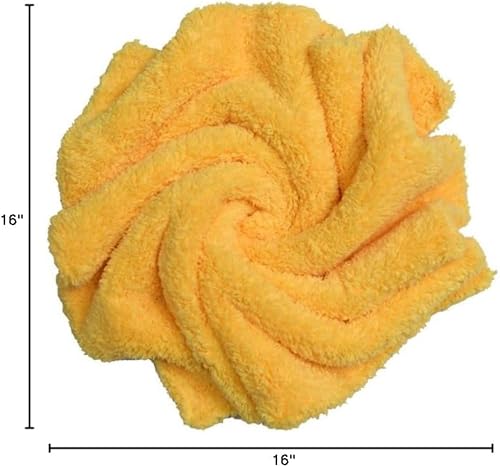 Miniatura 14 de CARCAREZ Toallas de microfibra para automóviles, toalla de secado de automóvil con paño de microfibra sin bordes de felpa (multicolor)