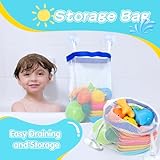 GINNO Badewannenspielzeug Badespielzeug Baby ab 1 2 3 4 Jahr Wasserspielzeug Badewannen Spielzeug Kinder Pool Spielzeug Planschbecken Baby Spielzeug ab 1 2 3 Jahr Schimmelfreies 16 Stück