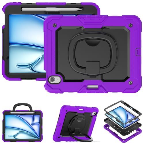 Coque iPad Air 11 M3 antichoc silicone avec protège-écran intégré - 5