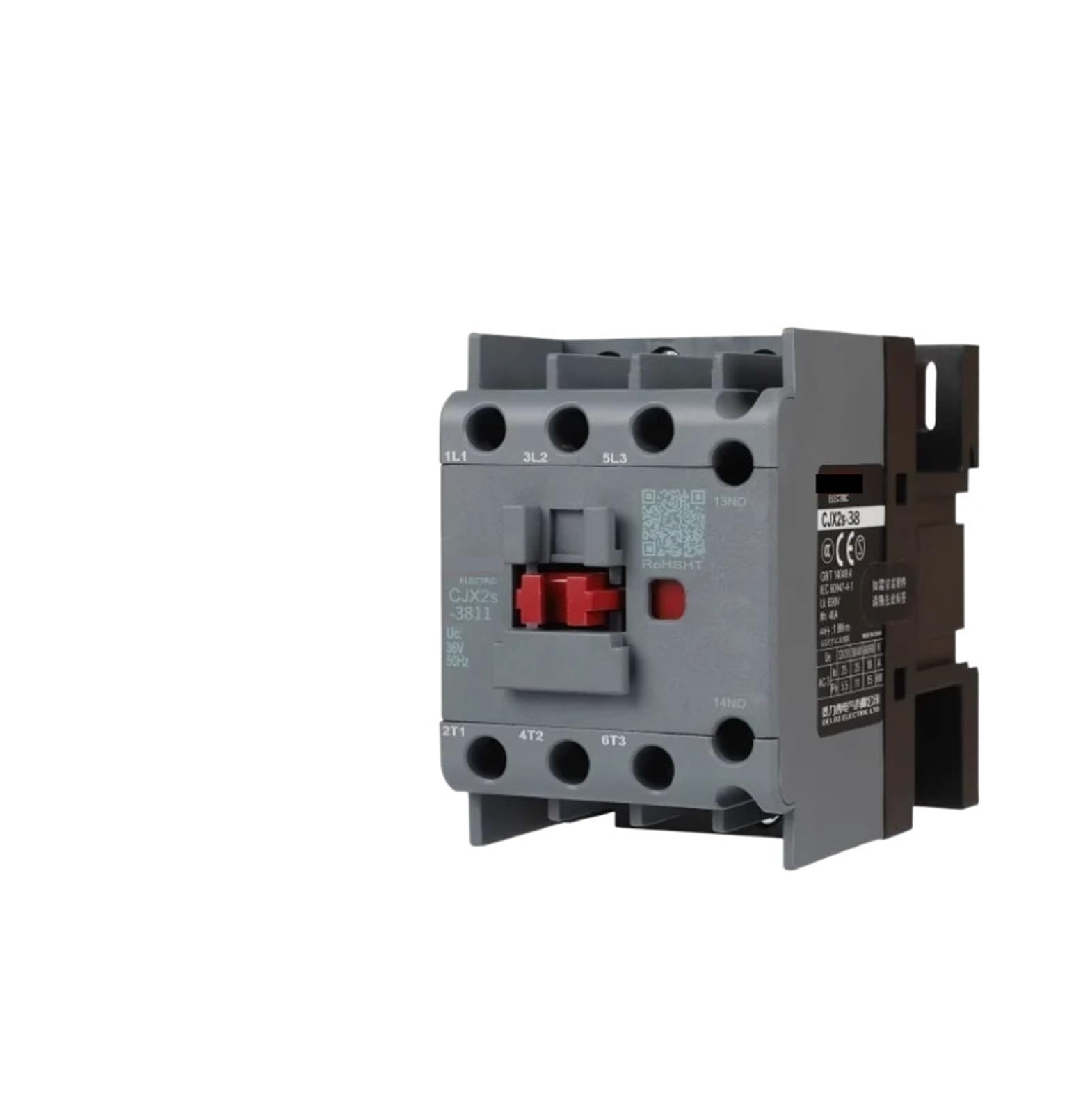 Contacteur CJX2s-3811 38A AC24V pour éviter la surchauffe des circuits électriques
