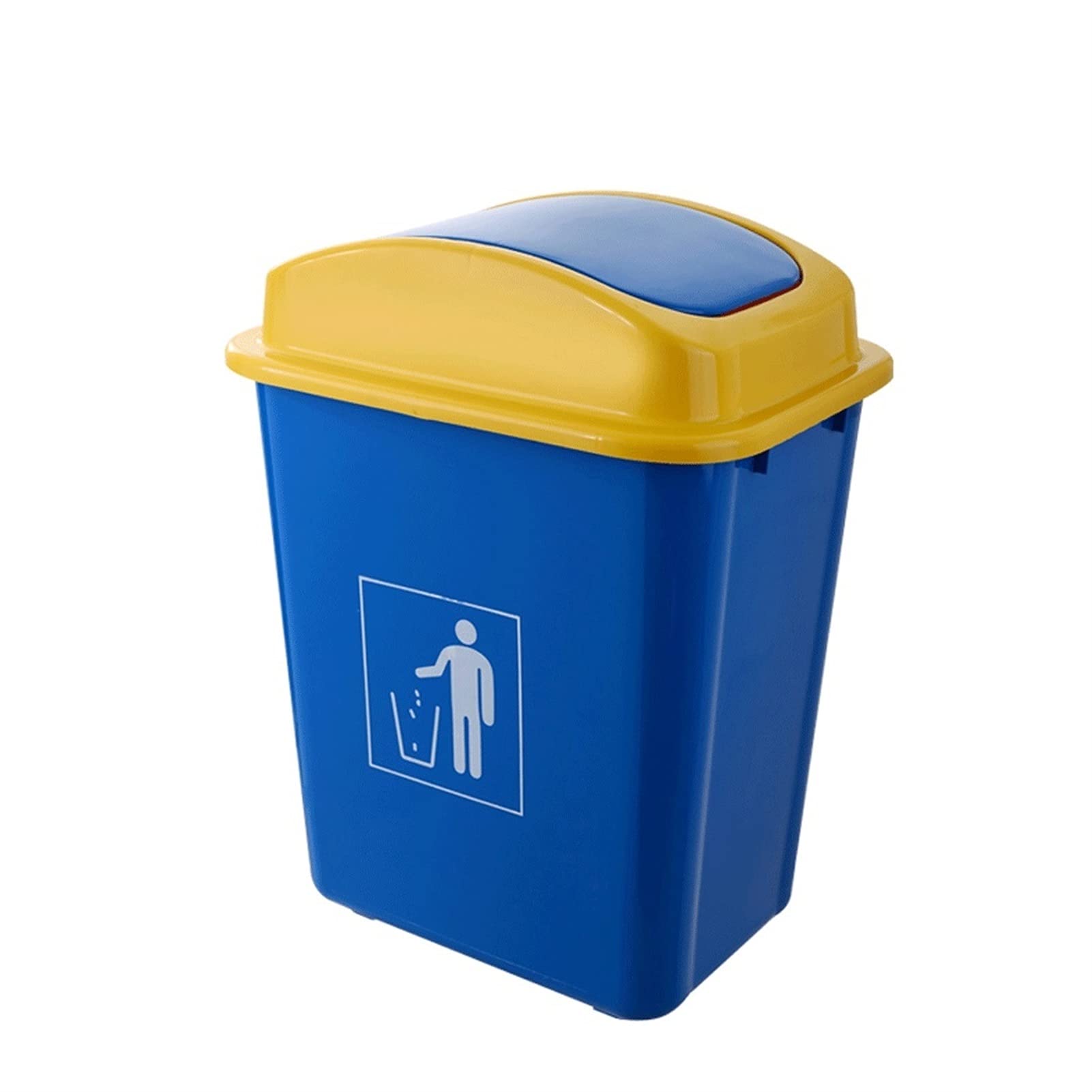 Amazon.com: Trash Can Swing Top Trash Can with lid 10.5 Gallon