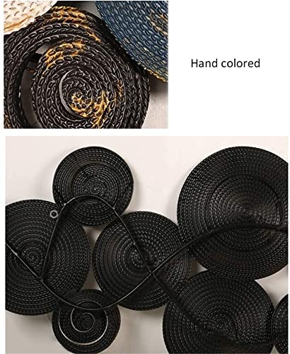 Wall Art Decor Canvas metalen wandsculptuur |Design Wanddecoratie Handgemaakt |Luxe metalen schilderij wandreliëf |3D… - Image 5