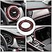 Car Interior Moulding Trim Strips Red Interior Car Accessories 16.4ft Cars Electroplating Decoration Styling Door Dashboard Pinstriping Filler Insert Strips Flexible Interiors Trim Accessories