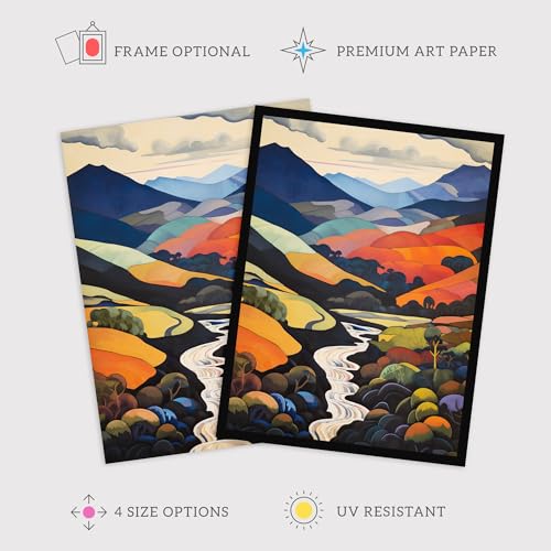 Wee Blue Coo Brecon Beacons Beauty Wales Autumnal Large Wall Art Poster Print Thick Paper 18X24 Inch, Unframed 18X24", 61L x 46W cm - Image 2
