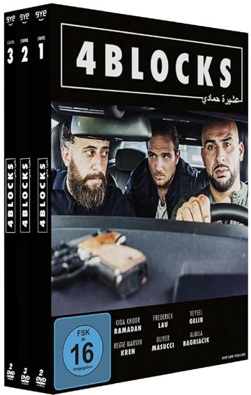 4 Blocks Saisons 1-3 coffret 7 DVD version originale allemande intégrale