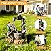 QCF Solar Garden Gnomes Statues Outdoor Yard Decorations, 10
