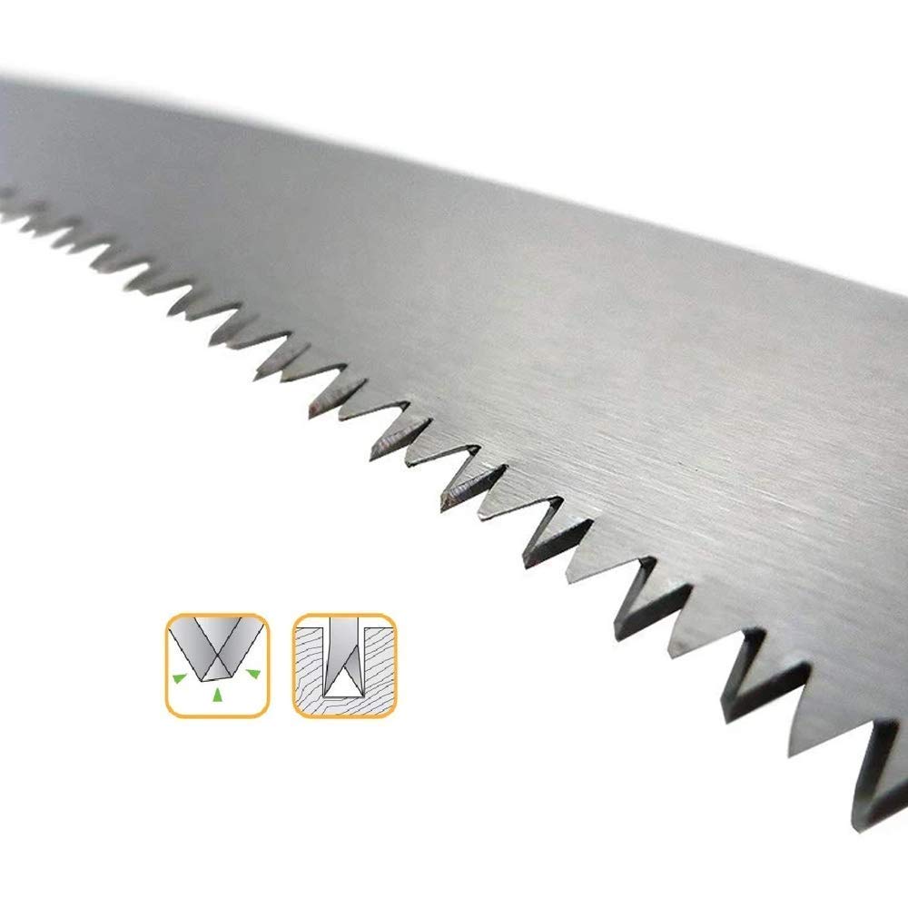 Eyelet Folding Hand Saw 180 mm – Heavy Duty Pruning & Tree Cutter, Steel Blade with Sharp Teeth for Branch, Bush, Hedge & Landscaping, Portable Compact Manual Saw for Gardening, Woodworking 2