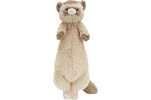 Plush Realistic Giant Brown Ferret Stuffed Animal