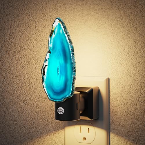 Image of JandCase Night Lights Plug into Wall, Agate Night Light