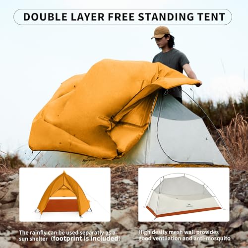 Naturehike Upgraded Cloud Up 2 Person Tent Backpacking Tent Camping Tents for 3 Season Lightweight Tents for Camping & Hiking image 7