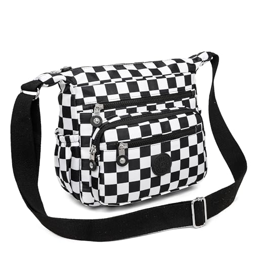 Image of Pealwel Women Shoulder Handbag Roomy Multiple Pockets Bag Ladies Crossbody Purse Tote Top Handle Satchel