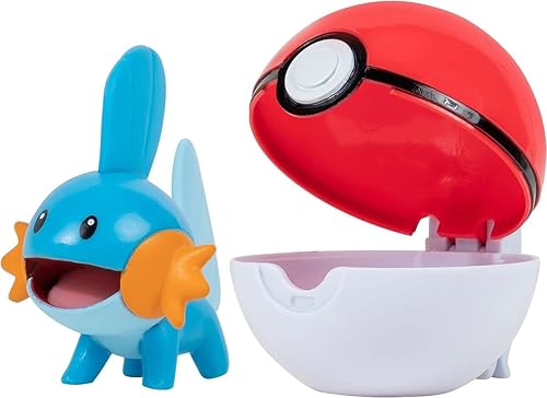 Pokemon Clip'n'Go Poké Balls - Gobou & Pokéball Unisex Articulated Figure Multi-Coloured Plastic
