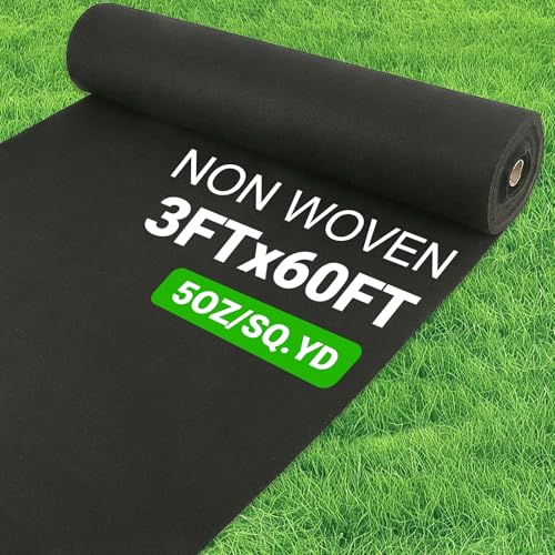 5oz Non Woven Geotextile Fabric with Stakes for French Drains,