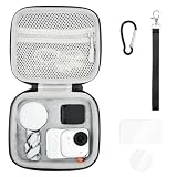 UTEBIT Etui na akcesoria Insta360 GO Ultra, torba do przechowywania, wodoszczelna, twarda obudowa do aparatu Insta 360 GO Ultra Action akcesoria