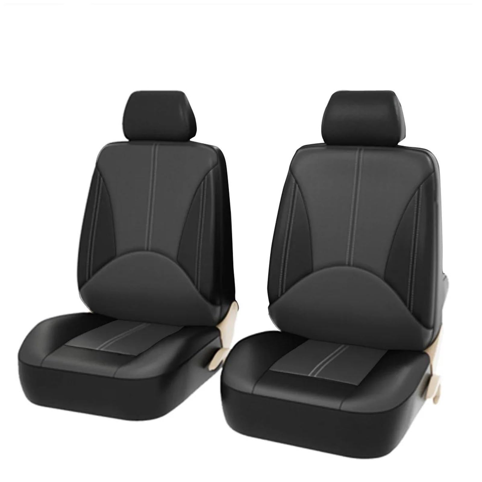 Housse de siege auto pour Toyota Yaris Auris Prius et Camry, protection complete en noir et gris