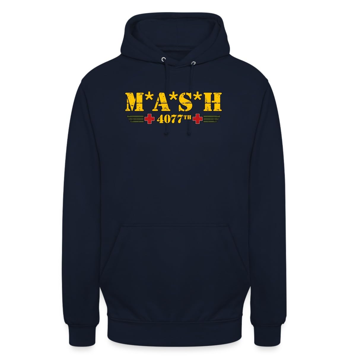 M*A*S*H 4077th - Felpa con cappuccio unisex dal design vintage