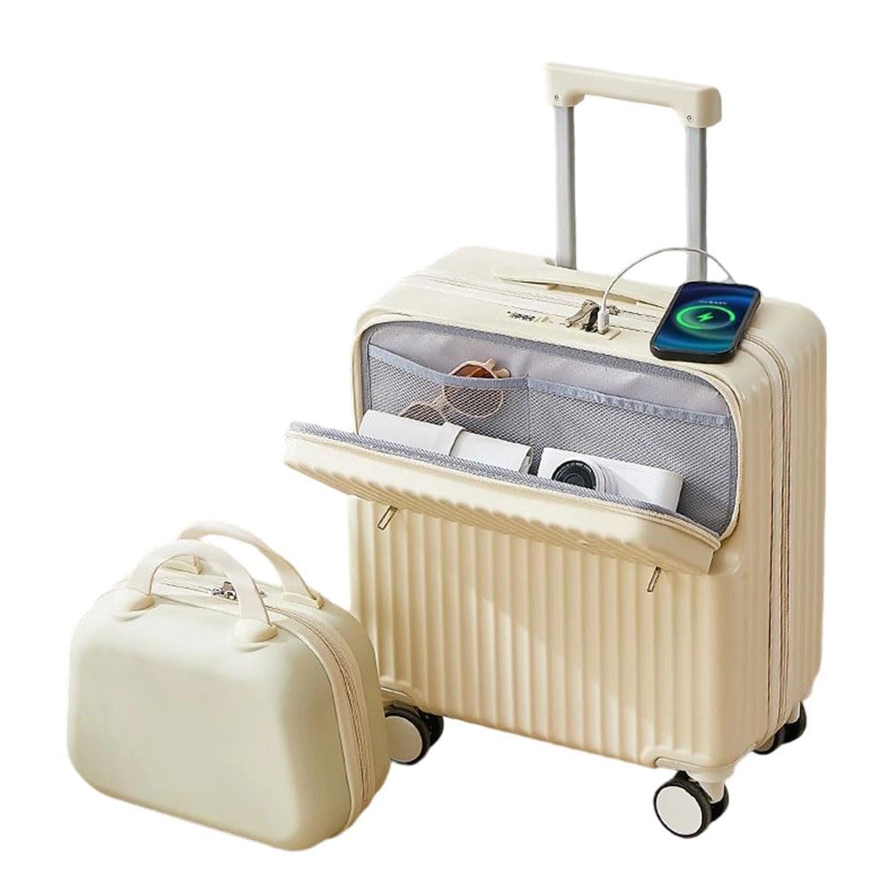 Amazon | [クロバ万屋] スーツケース 前開き キャリーケース