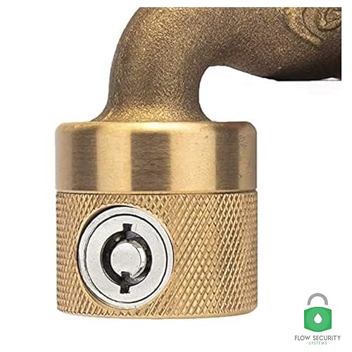 Flow Security Systems FSS-50-KD The Faucetlock | Heavy Duty Brass Construction | Prevents Water Theft & Secures Outdoor Bibbs thumb #7