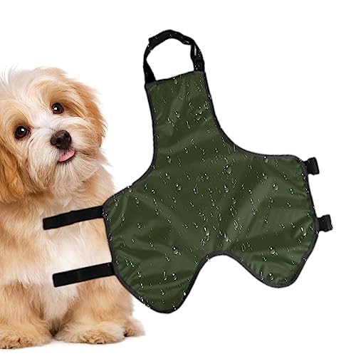 犬用腹巻 | ペット用品 中・大型犬 犬用エプロン 防水 汚れ防止 夏用 通気性 蒸れない 犬のお腹の冷え対策 おしっこおむつオス犬ラップ - ペットの屋内または屋外での使用のための調節可能な防水腹帯