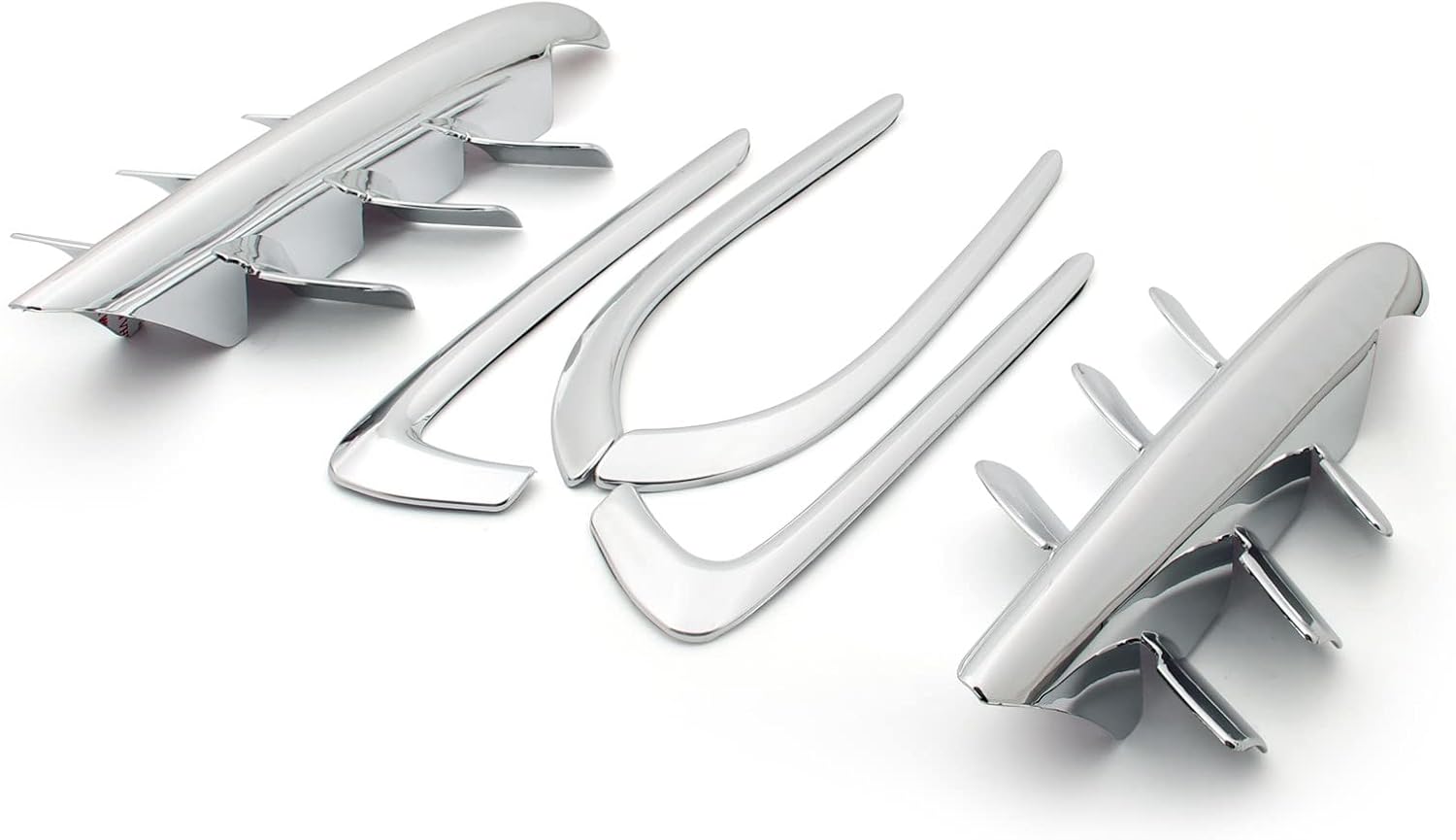 Artudatech Goldwing Chrome Fairing Premier Shark Gills Fit for Honda GL1800 2001-2011