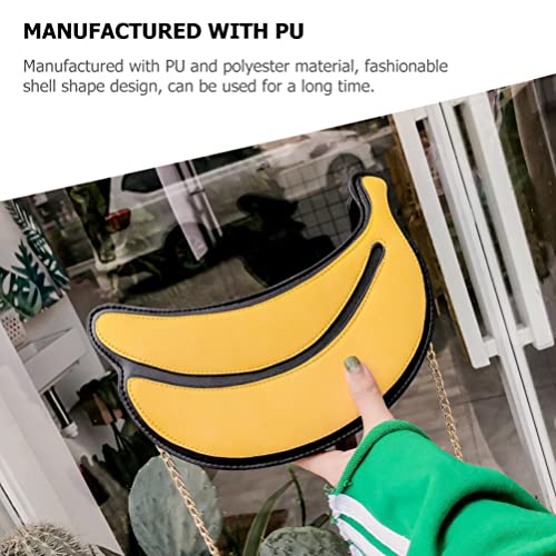 Girl Backpack Purse Girl Backpack Purse Fruit Handbag Leather Chain Messenger Bag Crossbody Cute Banana Shape Shoulder Wallet for Women Girls3