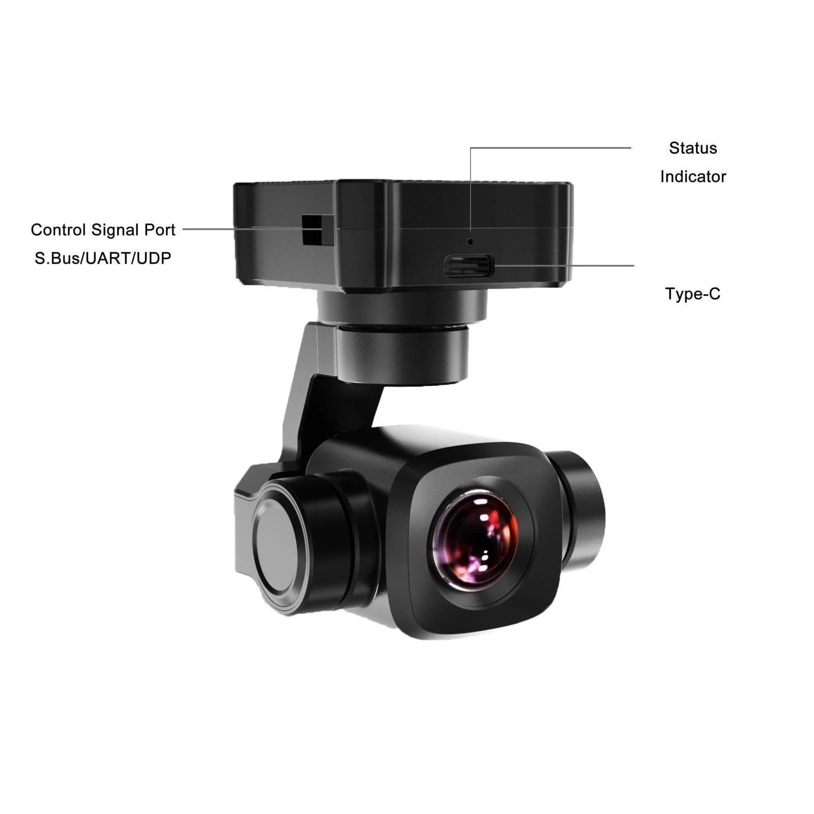 Generic Caméra gimbal 4K, compatible avec NCZOBOE, A8MINI