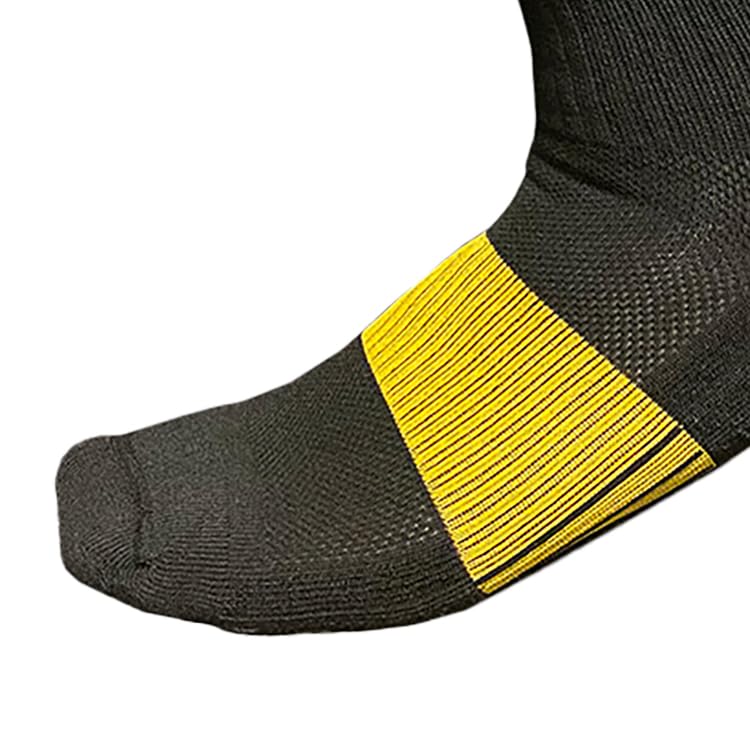 Atlas 46 Millstone Hi-Rise Sock, Thermally Balanced Cushioned Footbed (Size Large, Shoe Size 9-12)- Made in the USA3