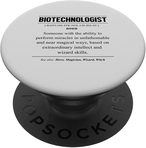 Biotecnológico Fun Definition Biotecnology Biotecnología Science PopSockets intercambiables PopGrip