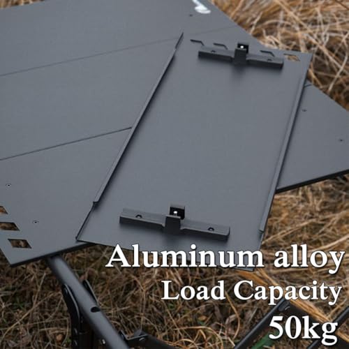 Table pliante de camping en métal léger supportant 50 kg pour pique-nique