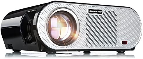 OAKLETREA 3200 Lumen 720P Video Projector, Native Resolution 1280x800 Multimedia LED Projector Support Full HD 1080P Home Cinema Theater TV Laptop Game with HDMI VGA USB AV SD(3D 4K HDMI Cable Inside)