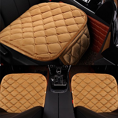 HCMAX Soft Car seat Cover Cushion Pad Mat Protector for Auto Supplies for Sedan Hatchback SUV - 1 Pack Front Seat Cover