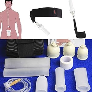 JSSMATE 3PCS Cup Penis Extender zur Vergrößerung des männlichen Penisverlängerers Penisbahre Forte Penis Pump (1 SET)
