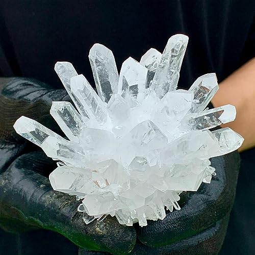 White Cluster de cristal transparent de 200g, une idée cadeau originale et durable - 4